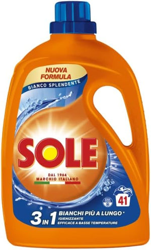 8x Sole Detersivo Lavatrice Bianco Splendente 41 lavaggi