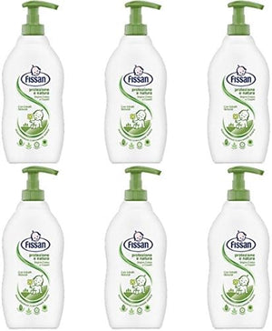6 X Bagno Corpo e Capelli Protezione & Natura Fissan Baby per neonati 400ml