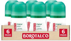 6x Borotalco Deo Roll-On Originale, Profumo di Borotalco, 50 ml