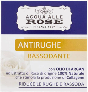 Acqua alle Rose Crema Viso Antirughe con Olio di Argan e Estratto di