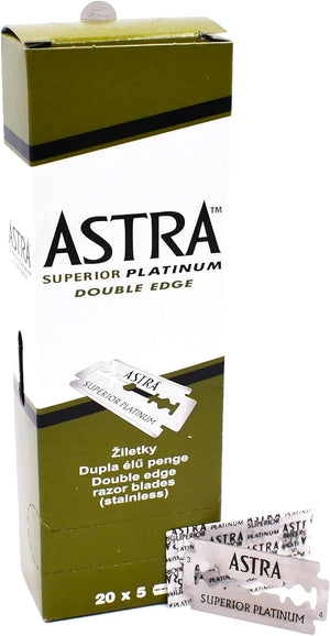 Astra Lamette da Barba Platinum, pacco da 100 lame