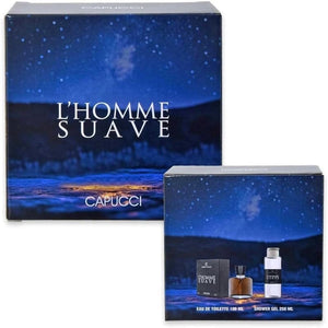 CAPUCCI L'HOMME SUAVE COFANETTO EAU DE TOILETTE ML.100 + Shower Gel