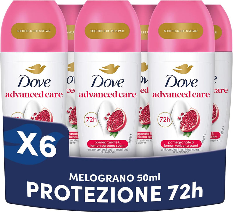Dove, Deodorante Roll On Advanced Care Melograno, Deodorante