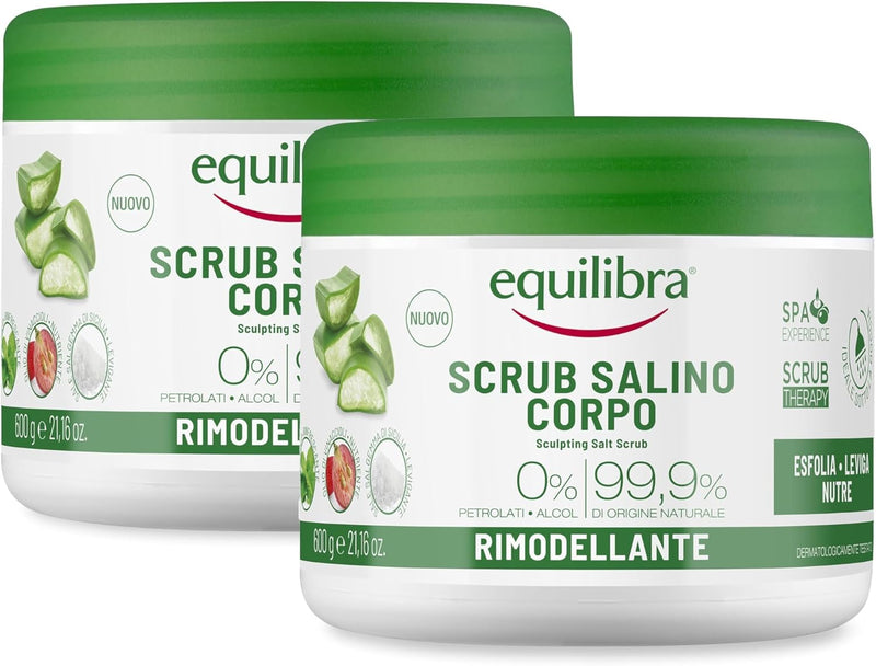 Equilibra Corpo, Scrub Salino Rimodellante, Scrub Corpo Esfoliante