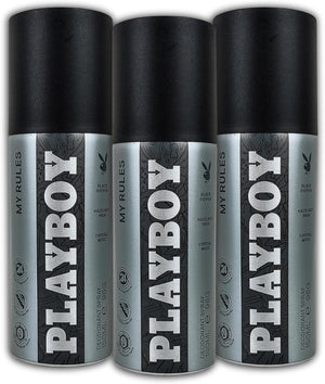 PLAYBOY My Rules Deodorante Spray 3 x 150 ml