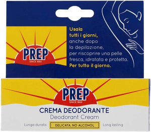 Prep Deodorante In Crema No Alcool 35 ml.Tubetto " SET DA 6 PEZZI"