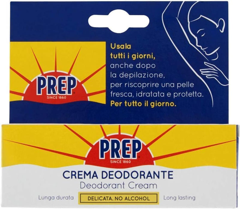 Prep Deodorante In Crema No Alcool 35 ml.Tubetto " SET DA 6 PEZZI"