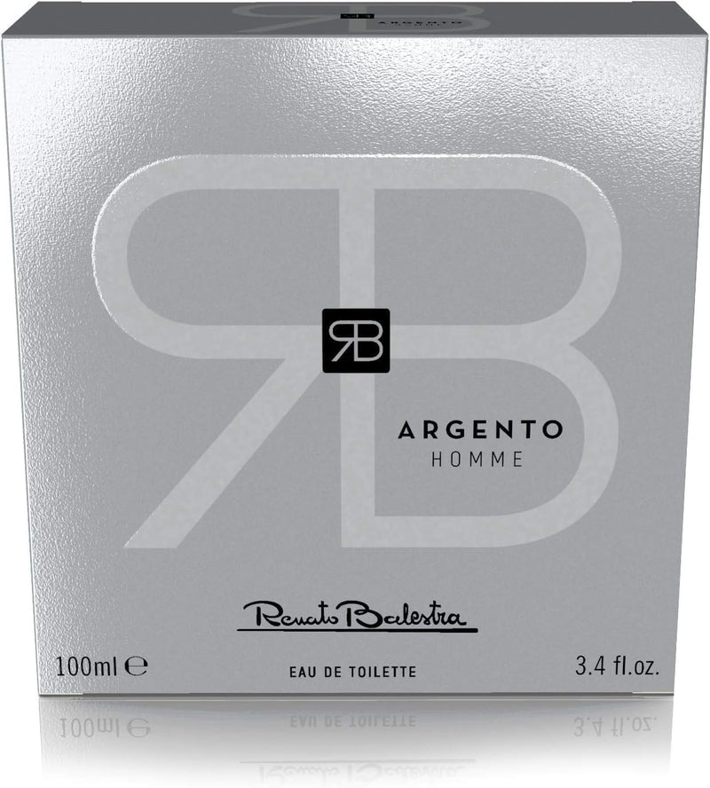 Renato balestra Argento pour homme edt. 100 ml. Spray "SET DA 3 PEZZI"