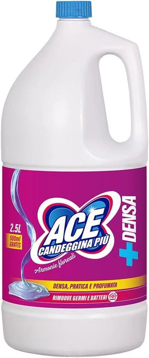 6x ACE Candeggina Denso+ Armonie Floreali, Profumata,Da 2.5 Litri