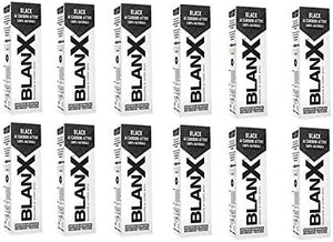 Set 12 BLANX Dentifricio black carboni attivi 75 ml prodotto per