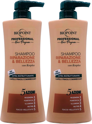 Shampoo RIPARAZIONE & BELLEZZA Con Kerplex, Ultra Ristrutturante. Per