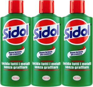 Sidol - Lucidante per metallo - 3 pezzi