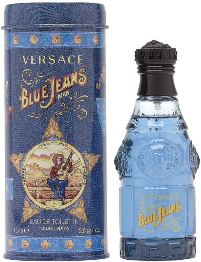 Versace Blue Jeans, eau de toilette da uomo, 75 ml