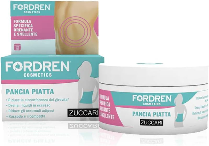 ZUCCARI Fordren Cosmetics Pancia Piatta, Aloe Vera, 180 Ml